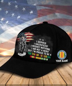 Personalized Vietnam Veteran Classic Cap 3D VHHM240703