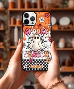 Personalized Halloween Print 3D Inflated Silicon Phone Case QFHA3070902
