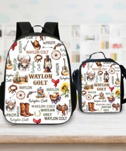 Personalized Cowboy backpack+lunchbag ANHA4260701