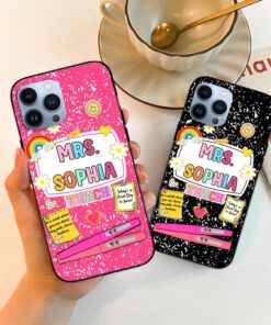 Personalized Teacher Phone Case, Personalized Teacher Gift, Back To School Gift QFHM4100701