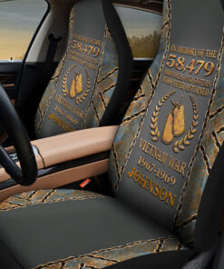 Personalized Vietnam Veteran Car Seat Cover QFUU4120702