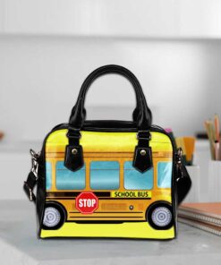 School Bus Driver Shoulder Bag, Back To School Gifts, Beginning Of School Year Gifts, Bus Driver Shoulder Bag, School Bus Driver Christmas Gifts QFTD4050702