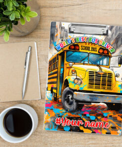 Personalize Clipboard School Bus Driver MQND4180701