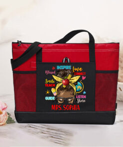 Teacher Appreciation Gift, Custom Teacher Bag, Personalized Teacher Bag, Teacher Gift, Graduation Gift, Bag for School Teacher QFTO4120701