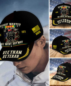 Personalize Vietnam Veteran Cap 3D VHND4180706