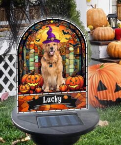 Custom Halloween Pet Solar Light ,Halloween Gift Idea QFLT4300702