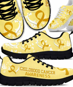 Childhood Cancer Awareness Sneakers, Childhood Cancer Awareness Shoes NPNT4200706
