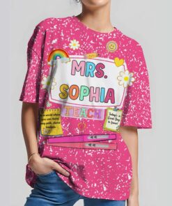 Personalized Teacher 3D All Over Printed Shirts, Personalized Teacher Gift, Back To School Gift QFHM4090703
