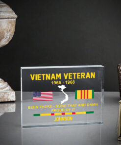 Personalized Vietnam Veteran Rectangle Acrylic Plaque NPNT4250705