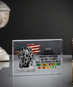 Personalized Vietnam Veteran Rectangle Acrylic Plaque NPNT4250706