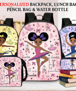 Personalized Afro Ballerina Back to school Combo NPNT4050701
