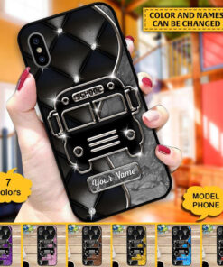 Personalized School Bus Driver Phone Case NPNT4150704