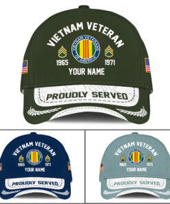 Personalized Vietnam Veteran Cap 3D VHHM4180703