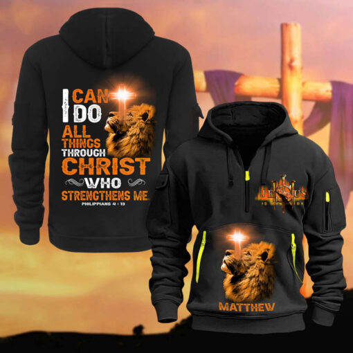 Personalized Jesus Zip Hoodie QFLT4200801 - Image 2