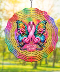 Breast Cancer Survivor Wind Spinner MQHA4200802