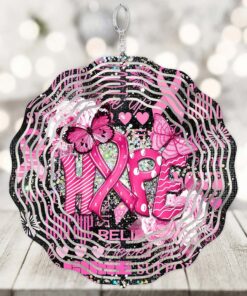 Breast Cancer Wind Spinner, We Wear Pink Wind Spinner, Wind Spinners for Outdoors QFND4150803