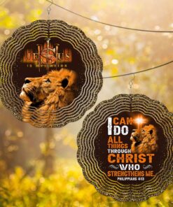 Jesus Wind Spinner, I Can Do All Things Through Christ Who Strengthens Me Wind Spinner NPND4170802