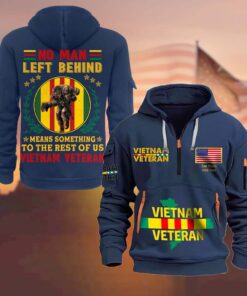 Personalized Vietnam Veteran Zip Hoodie QFLT4280802