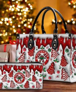 3D Inflated Christmas Handbag, Wallet, Christmas Gift, Gift for Her NPND4280801
