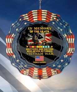 Personalized Vietnam Veteran Wind Spinner, Veteranday Gift QFLT4080205