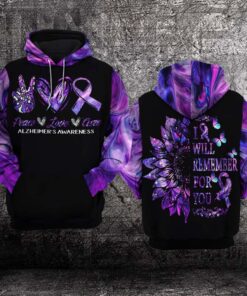 Alzheimer's Awareness All Over Printed Shirt NPHM4050802