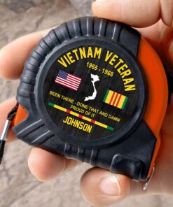 Personalized Vietnam Veteran Measure Tape, Vietnam Veteran Gift, Gift for Dad, Grandpa NPND4270801