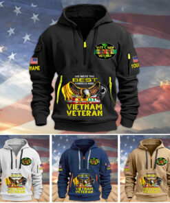 Personalized Vietnam Veteran Zipped Hoodie, We Were The Best America Had NPUU4290802