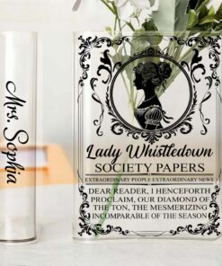 Personalized Readers Favourite Books Acrylic Book Vase NAHM4070803