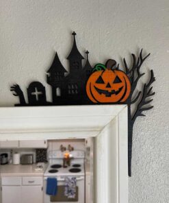 Door Corner Decor Halloween Door Corner Sign Halloween Decorating Halloween Signs Fall Decor Halloween Color QFTD4010802