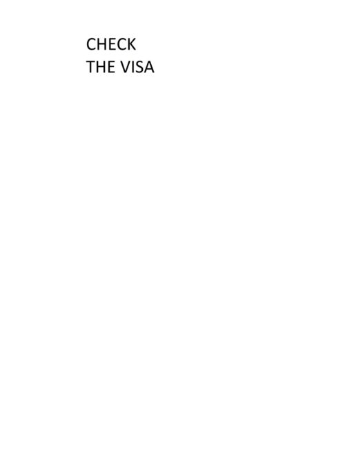 CHECK VISA CARD TEST