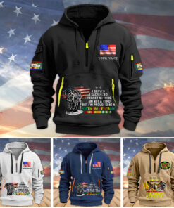 Personalized Vietnam veteran Zipped Hoodie NPUU4310801