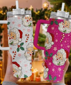 Christmas Santa Rhinestones Tumbler NPPY4100901