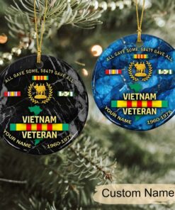 Personalized Vietnam Veteran Ceramic Ornament NPHM4190901