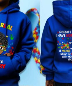 Personalized Autism Hoodie For Kids. Hoodie For Autistic Boys, Autistic Children, Autistic Girls, Autistic Boys MQND4180903