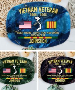Personalized Vietnam Veteran Platter NPND4230904