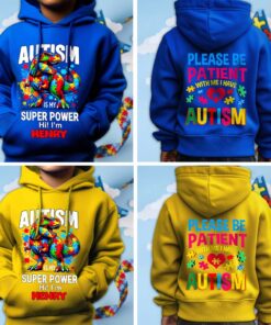 Personalized Autism Hoodie For Kids. Hoodie For Autistic Boys, Autistic Children,Autistic Boys MQHM4260905