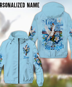 Personalized Name Lord Stood With Me Women's 3D Printed Single-Layer Jacket QFTD4130904