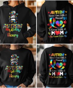 Personalized Autism Mom Hoodie, Gift For Autism Mom, Gift for Christmas MQUU4101003