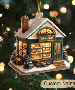 Personalized Bakery Store Ornament, Gift for Baker, Bakery Lover Gift NPNT4261002