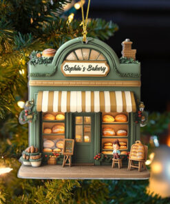 Personalized Bakery Store Acrylic Ornament NPNT4261003