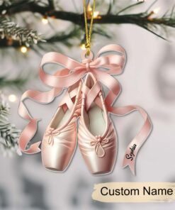 Personalized Ballet Slippers Ornament NPHM4301003