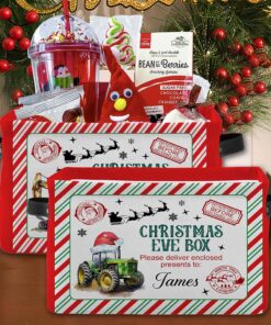 Personalised Christmas Eve Basket For Children, Christmas Basket Gift For Boys Girls QFUU4091002