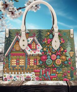Christmas Leather Handbag LCHM4171006