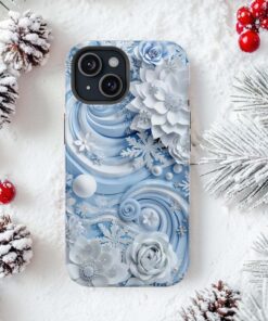 Blue Snowflake Phone Case LCHM4221002