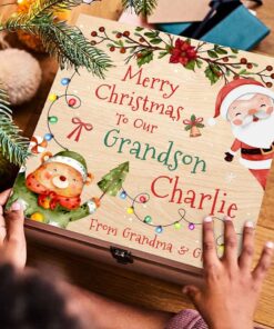 Personalized Christmas Gift Box for Kids Gift from Grandparents NPLT4250901
