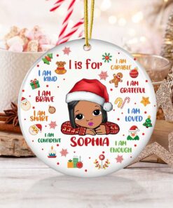 Personalized name Custom Christmas Gifts For Kids Ornament PMUU4301002