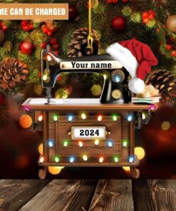 Custom Name Gifts For Sewing Lover Acrylic Christmas Ornament MQND4251003