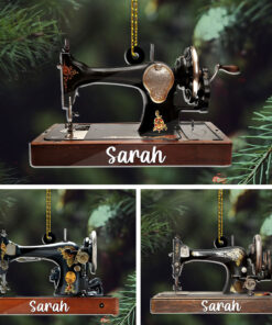 Custom Name Gifts For Sewing Lover Acrylic Christmas Ornament MQND4241003