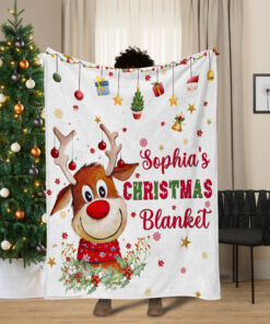 Personalized Christmas Blanket For Kids QFHH4111001