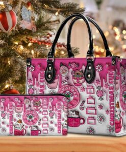 3D Inflated Christmas Fuel Handbag & Wallet, Xmas Gift for Coffee Lover, Coffee Lover Accessories NPLT4181002
